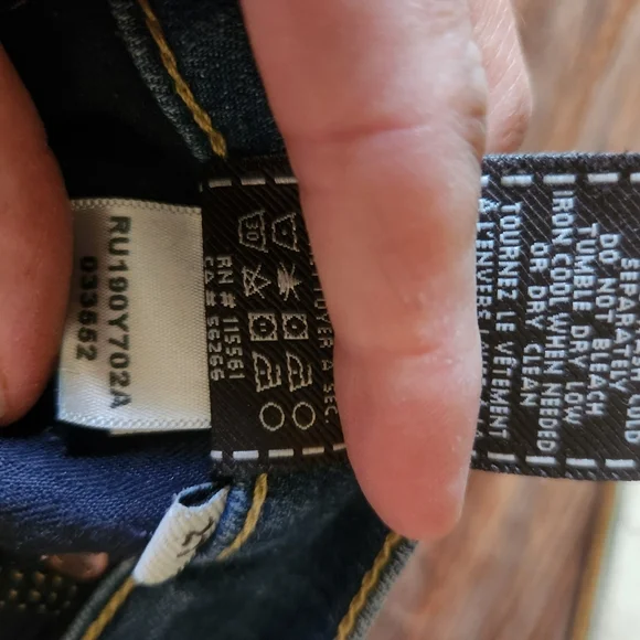 7 FOR ALL MANDKIND Straight Leg Crop Size 27 - Picture 12 of 13